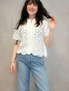 Thekla Short Sleeve Crochet Shirt