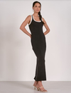Contrast Trim Maxi Dress