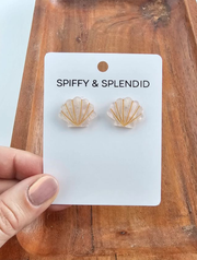 Seashell Stud Earrings