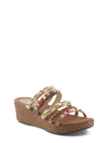 Azura By Spring Step Shinychic Wedge Sandal