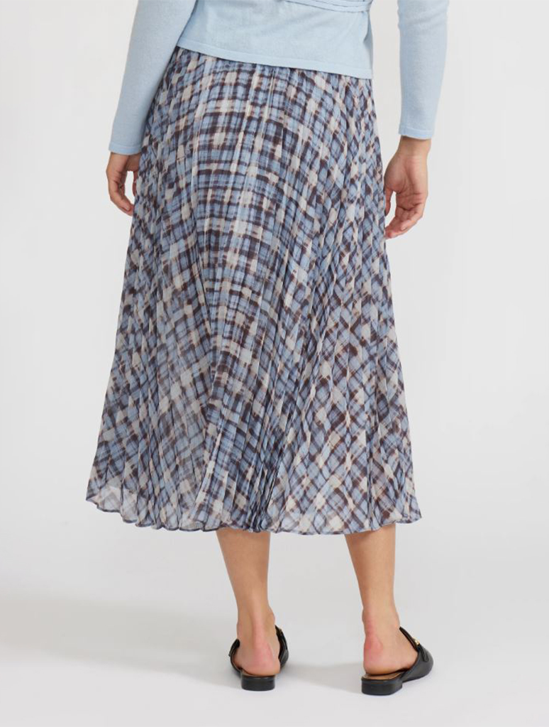 Talia Pleated Midi Skirt