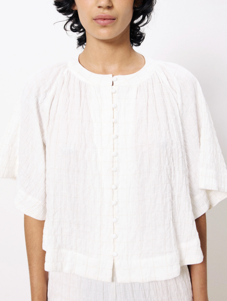 Perrine Button Blouse