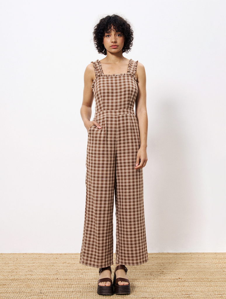 Pearline Tie-Back Jumpsuit