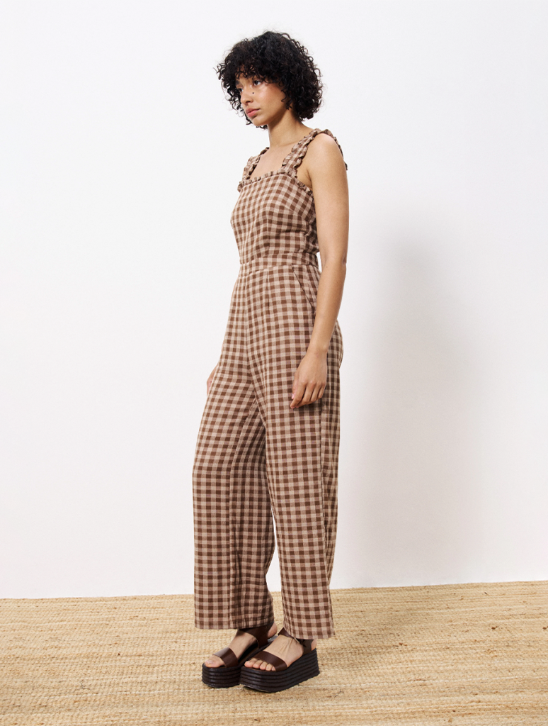 Pearline Tie-Back Jumpsuit