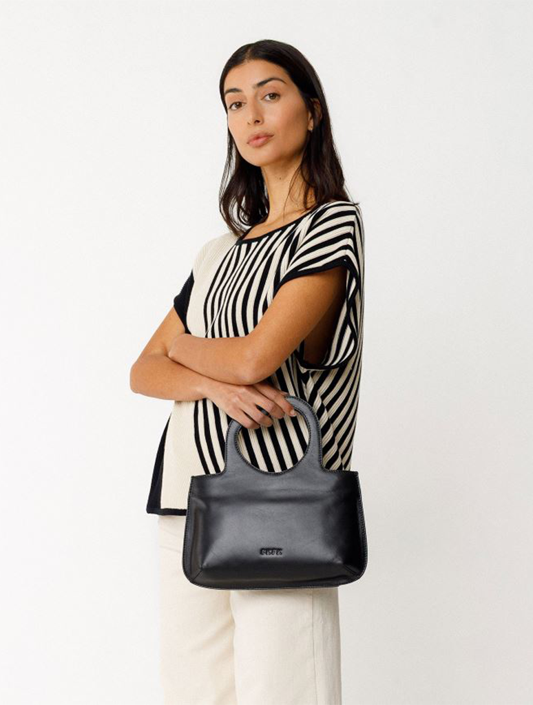 Ainhoa Gots Short Sleeve Striped Sweater