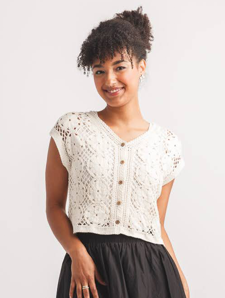 トップス LumignonRibbon lumi papillon summer knit jumper no86 summer flame – babaà