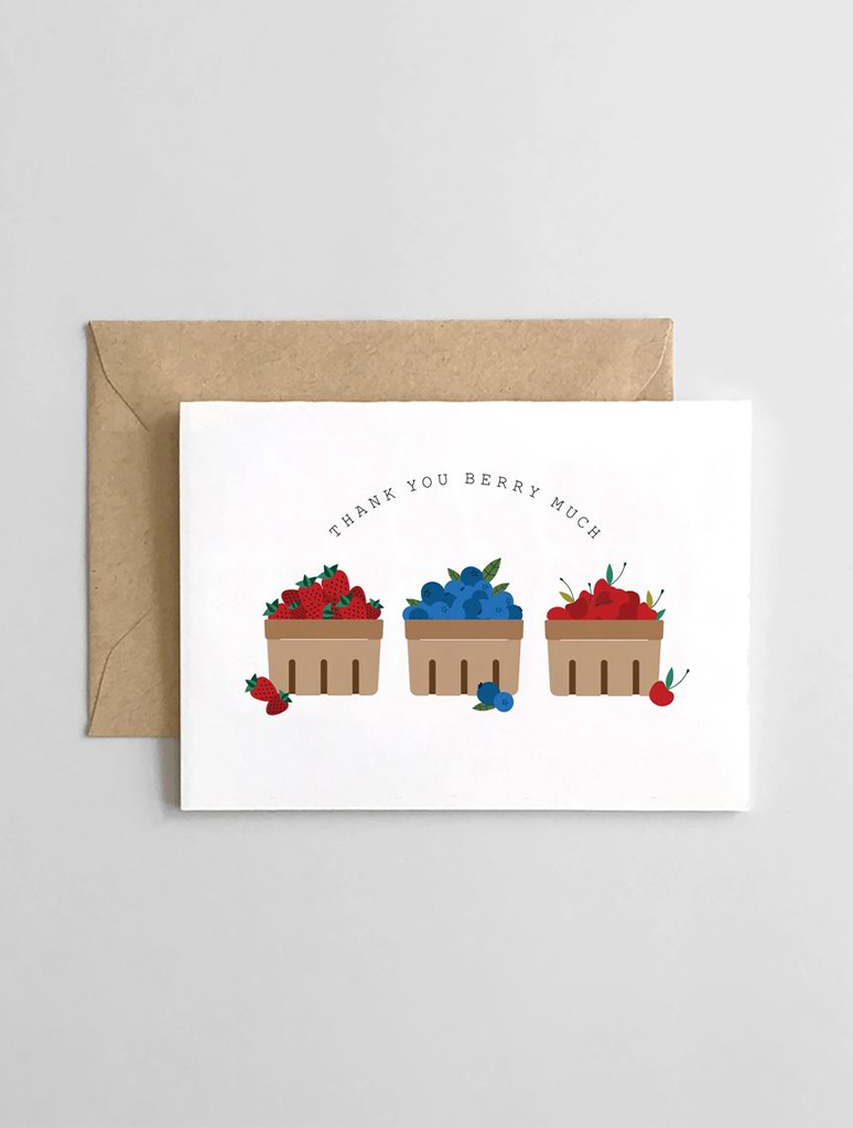Thank You Berry Much Card