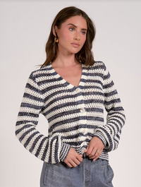 V-Neck Cardigan Sweater