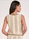 Tie Front Crochet Vest