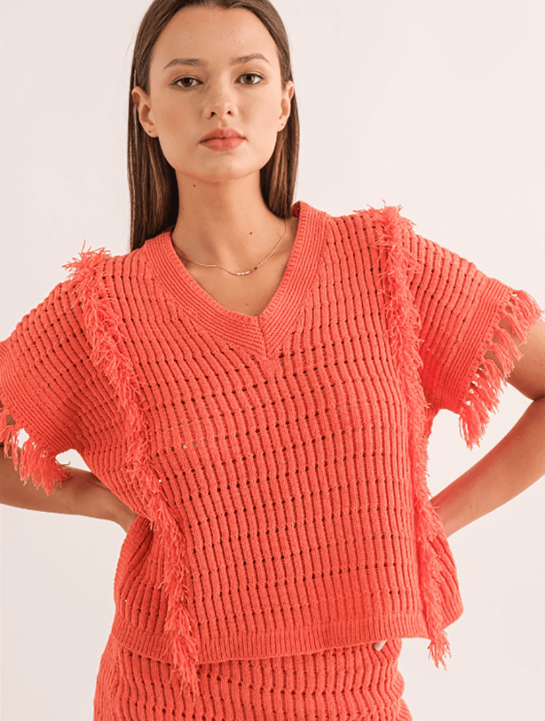 当社の NEROLI FRINGE KNIT SHORT ニット/セーター - kaamkhana.com