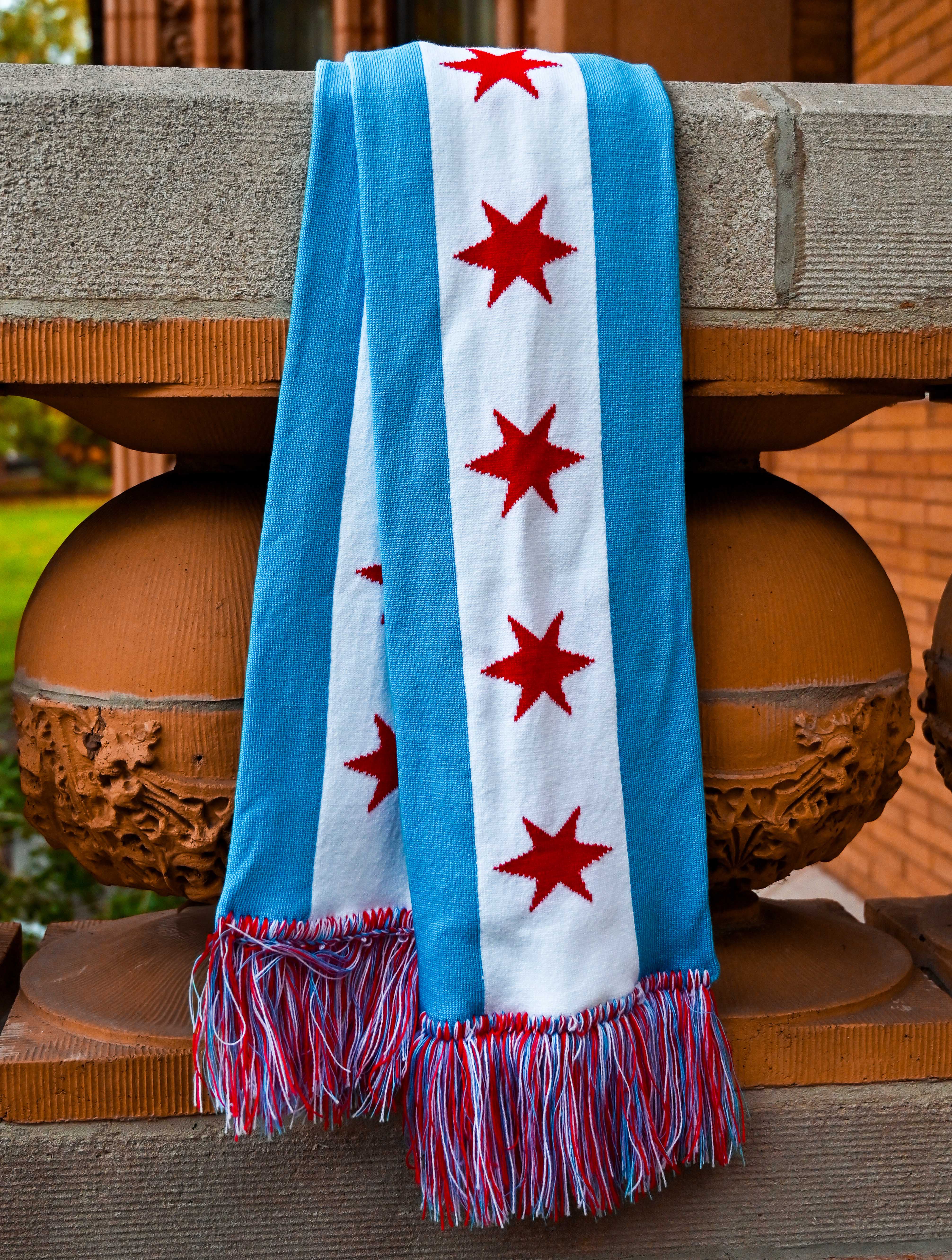 Chicago Flag Scarf