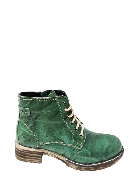 V Italia Piper Ankle Boots | Leather Side Zipper Boots With 1 Inch Heel | Water-Resistant, Non-Skid Sole - View #9