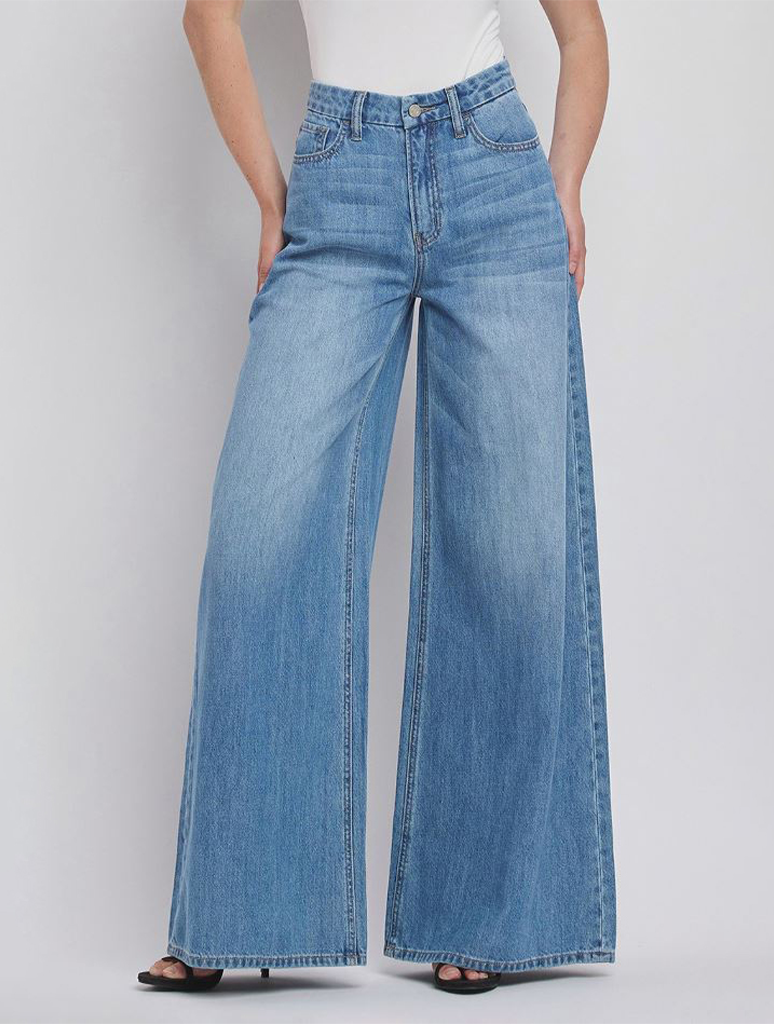 Vervet Super High Rise Wide Leg Jeans