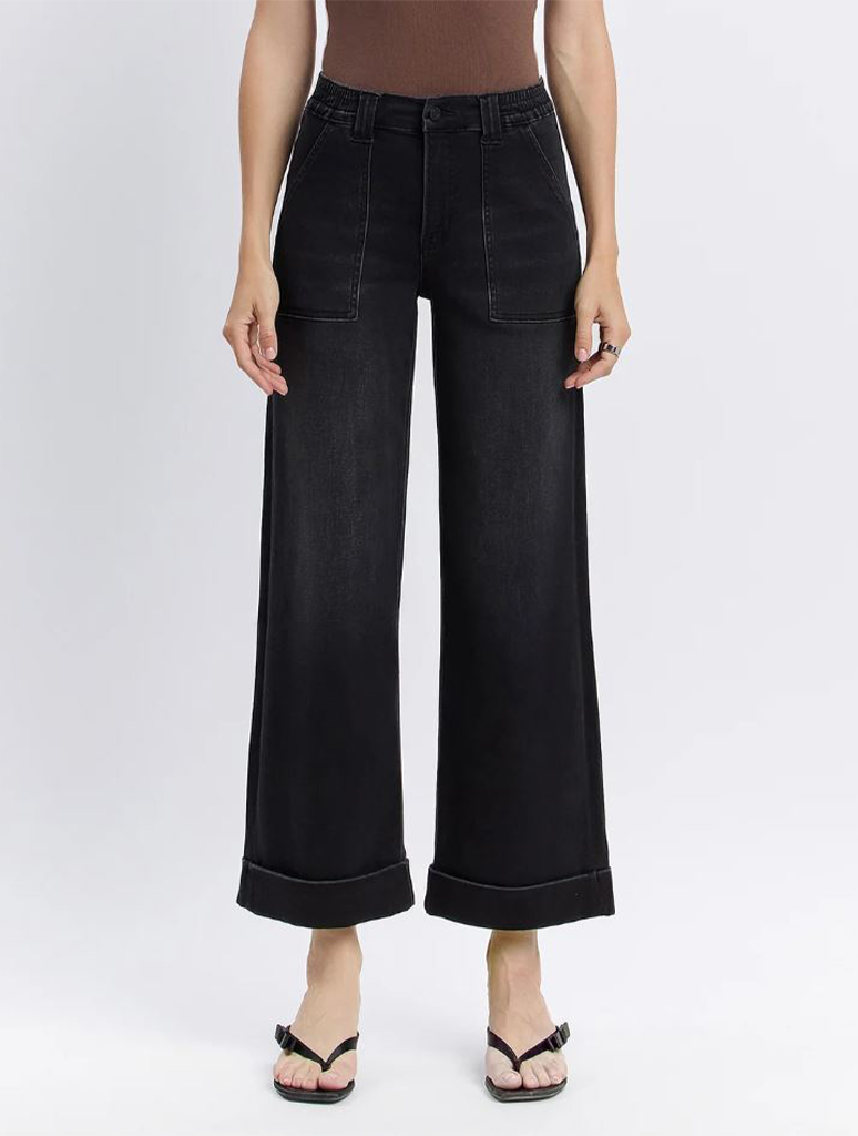 Vervet Kris High Rise Super Soft Baggy Wide Leg Jeans