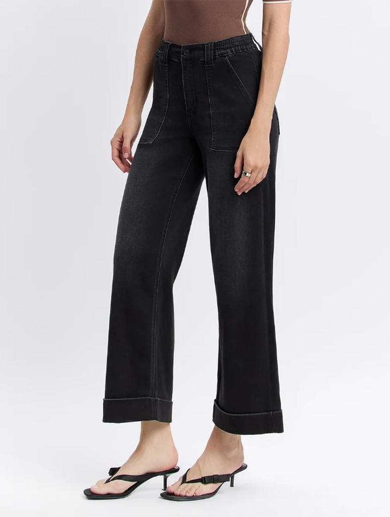 Vervet Kris High Rise Super Soft Baggy Wide Leg Jeans