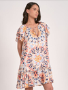 Short Sleeve Ruffle Dress