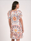 Short Sleeve Ruffle Dress
