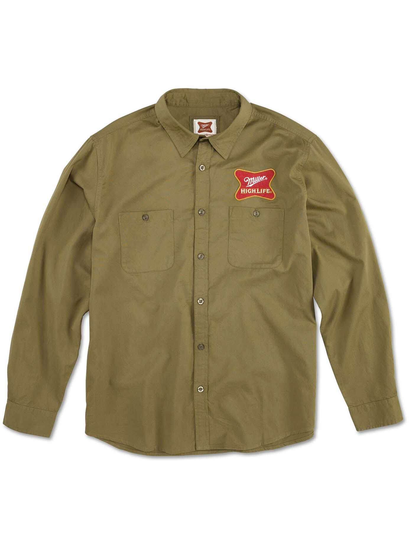 American Needle Miller High Life Daily Grind Button Up in Olive