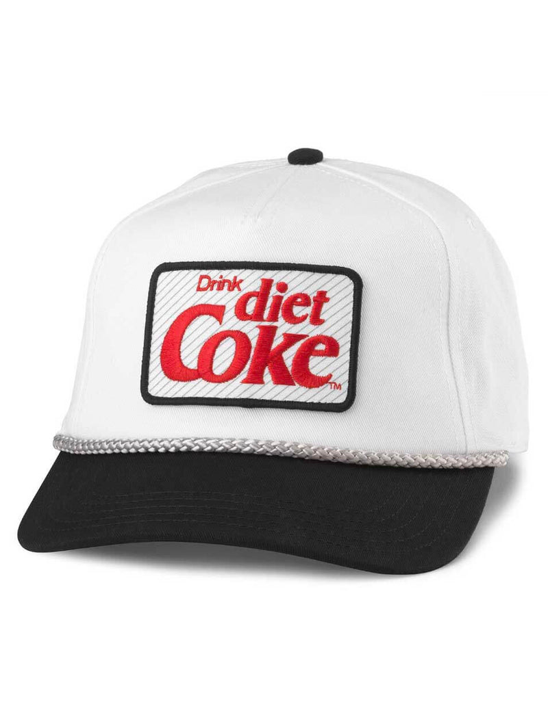 American Needle Diet Coke Roscoe Hat in White/Black