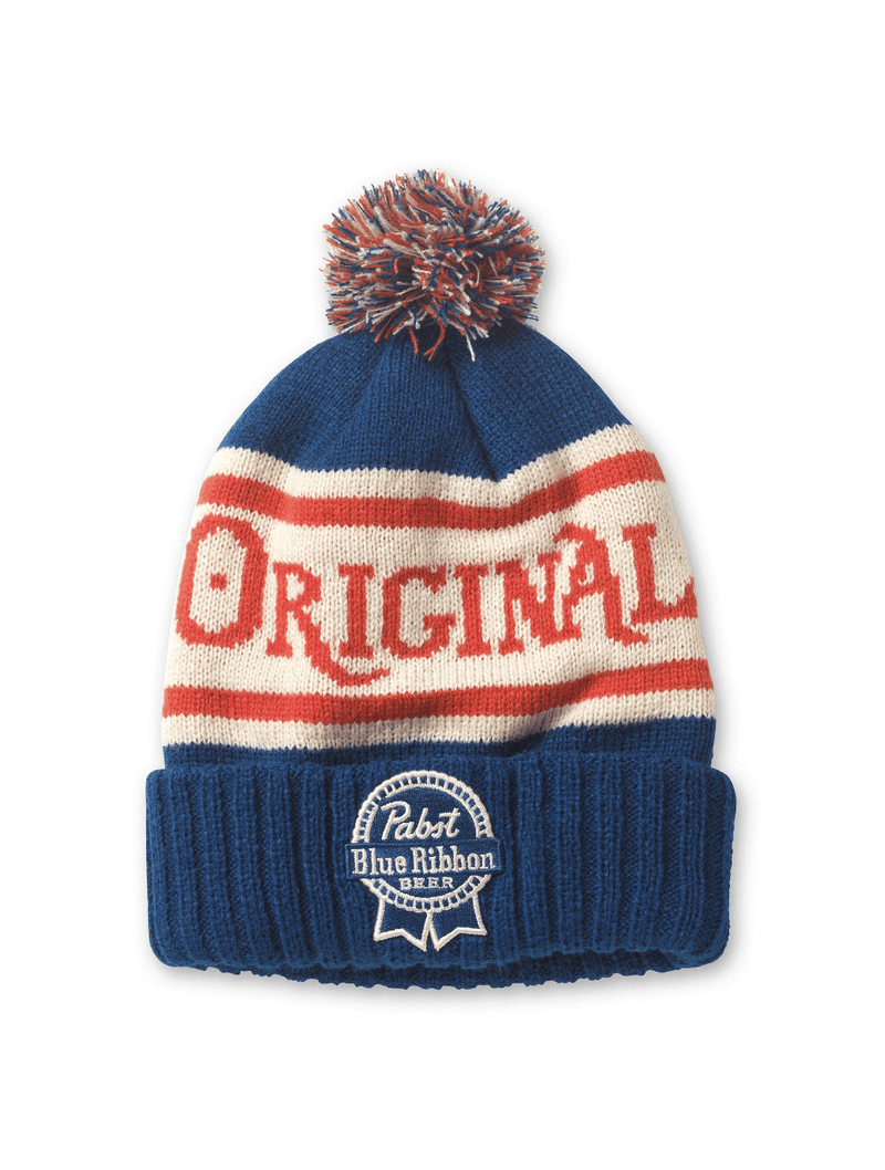 American Needle Pillow Line Knit PABST Beanie