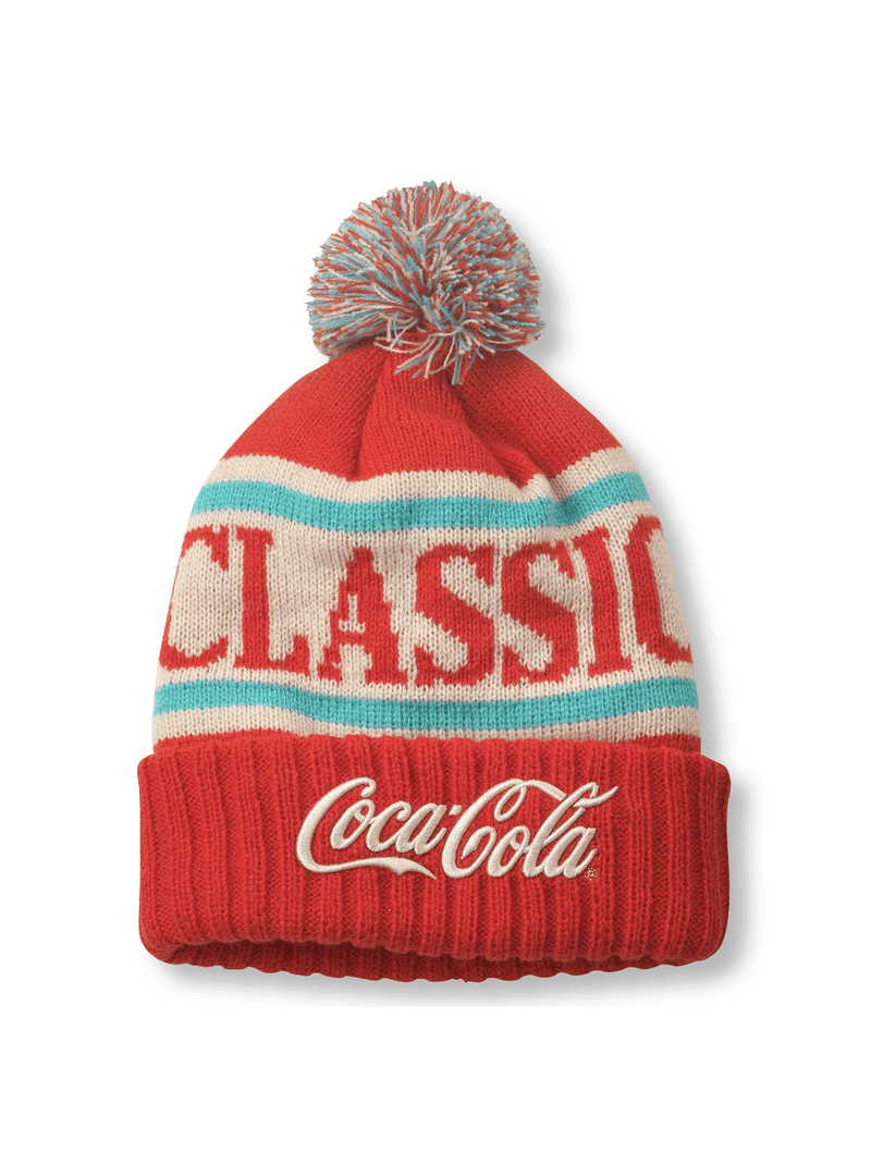 American Needle Pillow Line Knit Coke Beanie