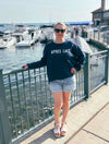 Apres Lake Anchor Icon Sweater in Navy/Natural