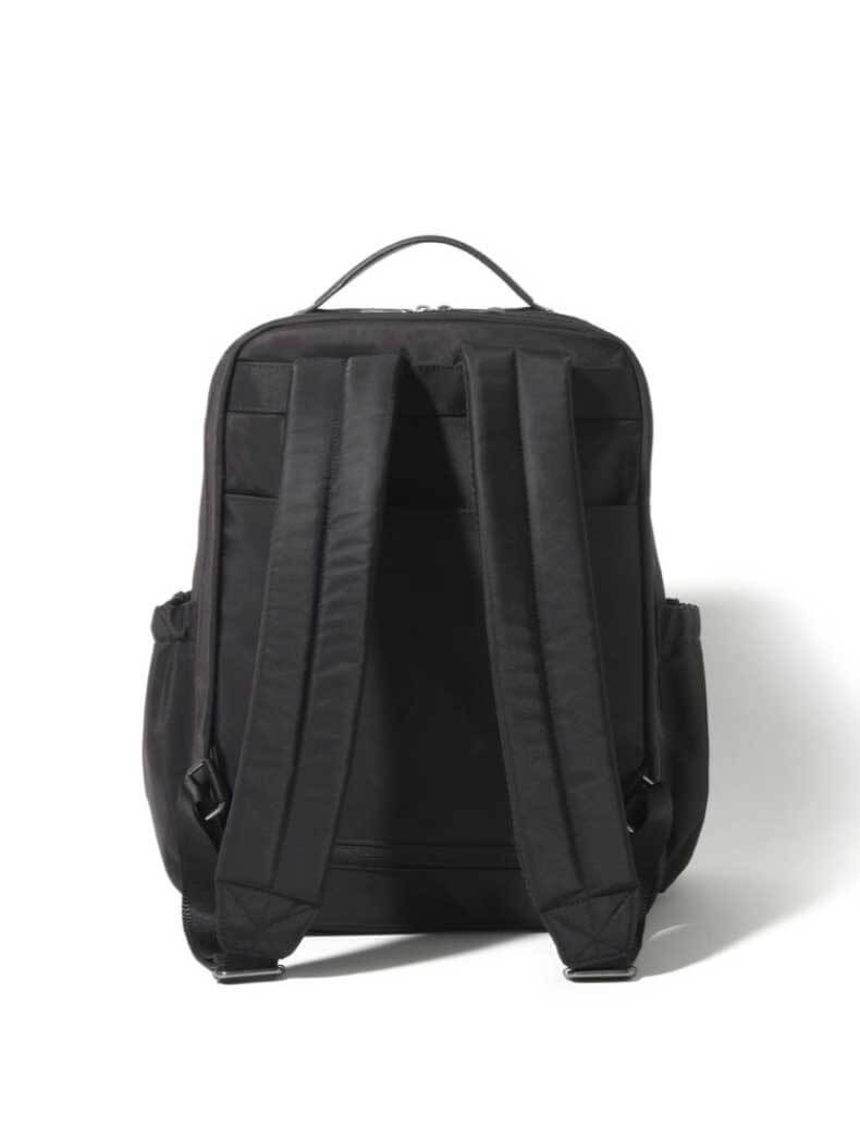 Baggallini Tribeca Expandable Laptop Backpack in Black Twill