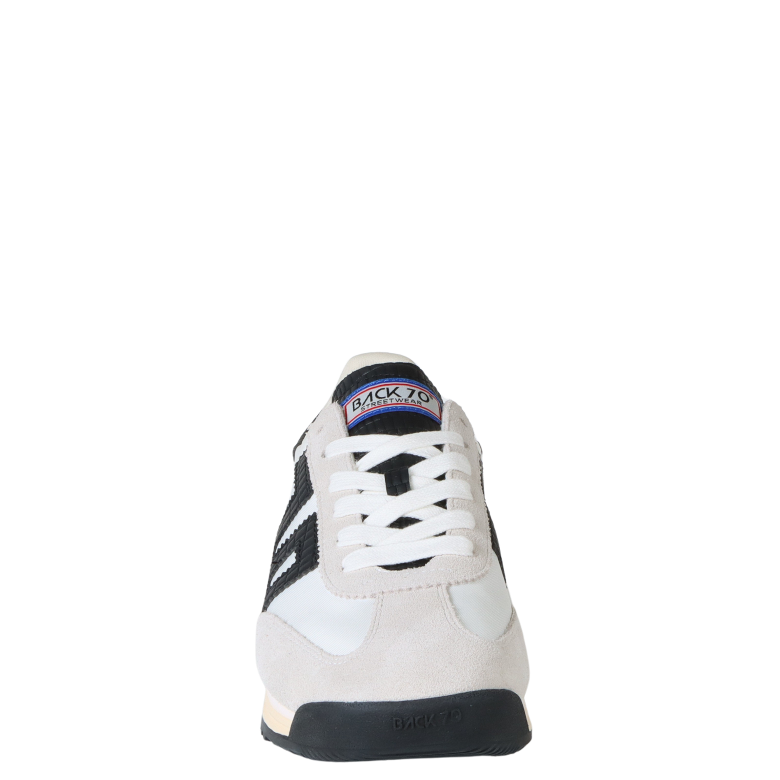 BARKLEY JOGGER in WHITE BLACK, front view