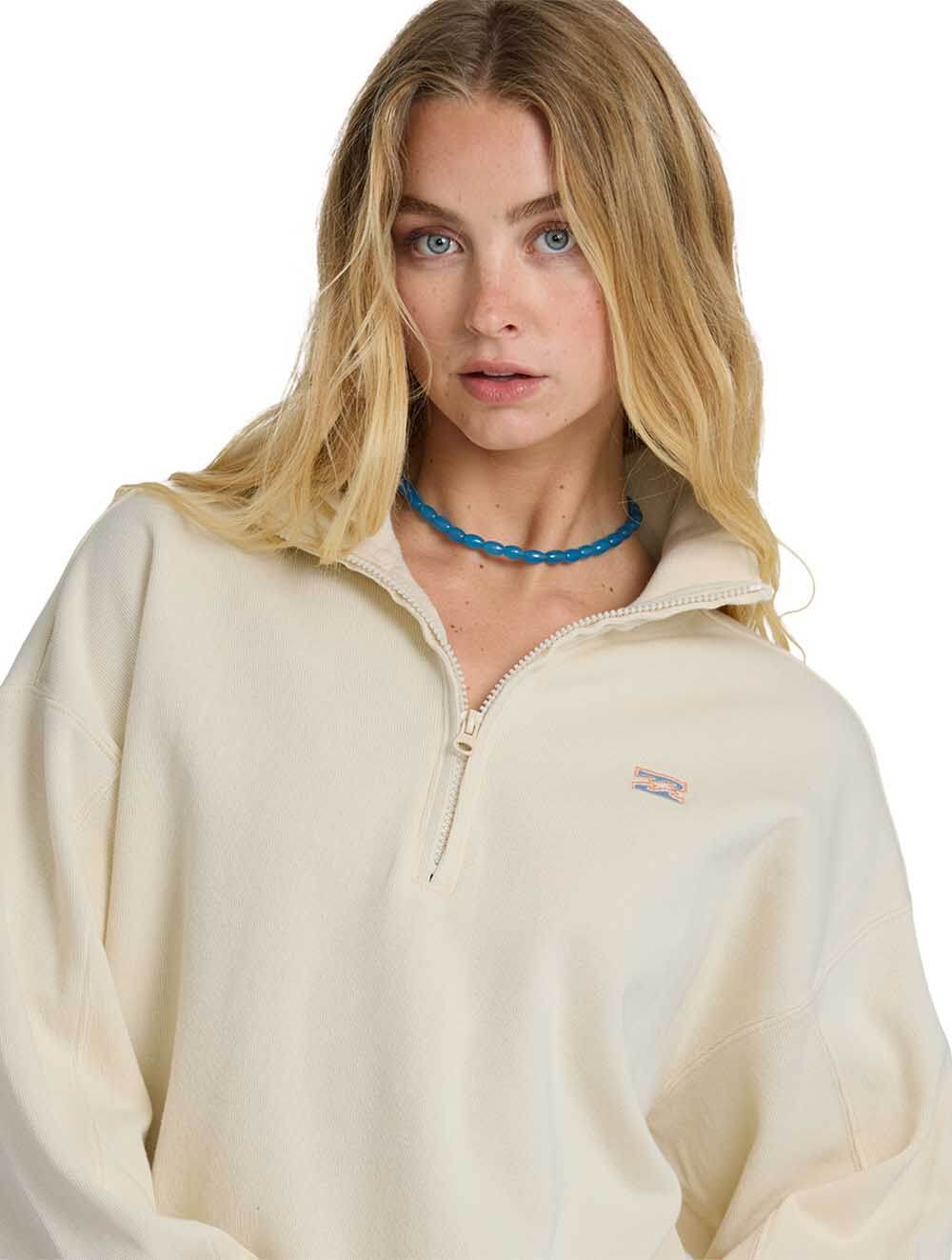 Billabong Classic Feels Half Zip Pullover Sweater