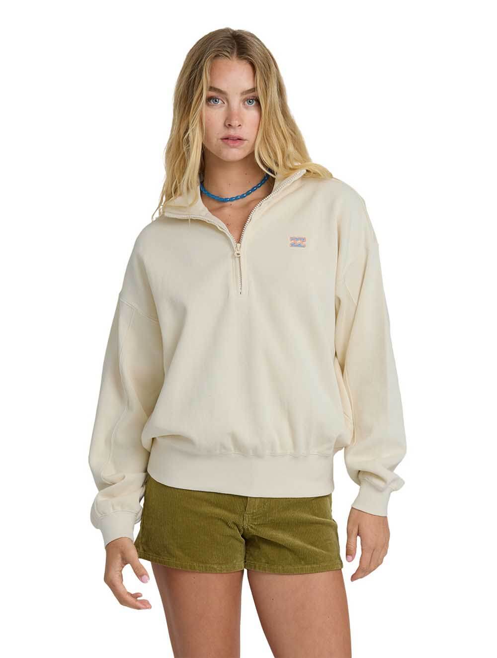 Billabong Classic Feels Half Zip Pullover Sweater