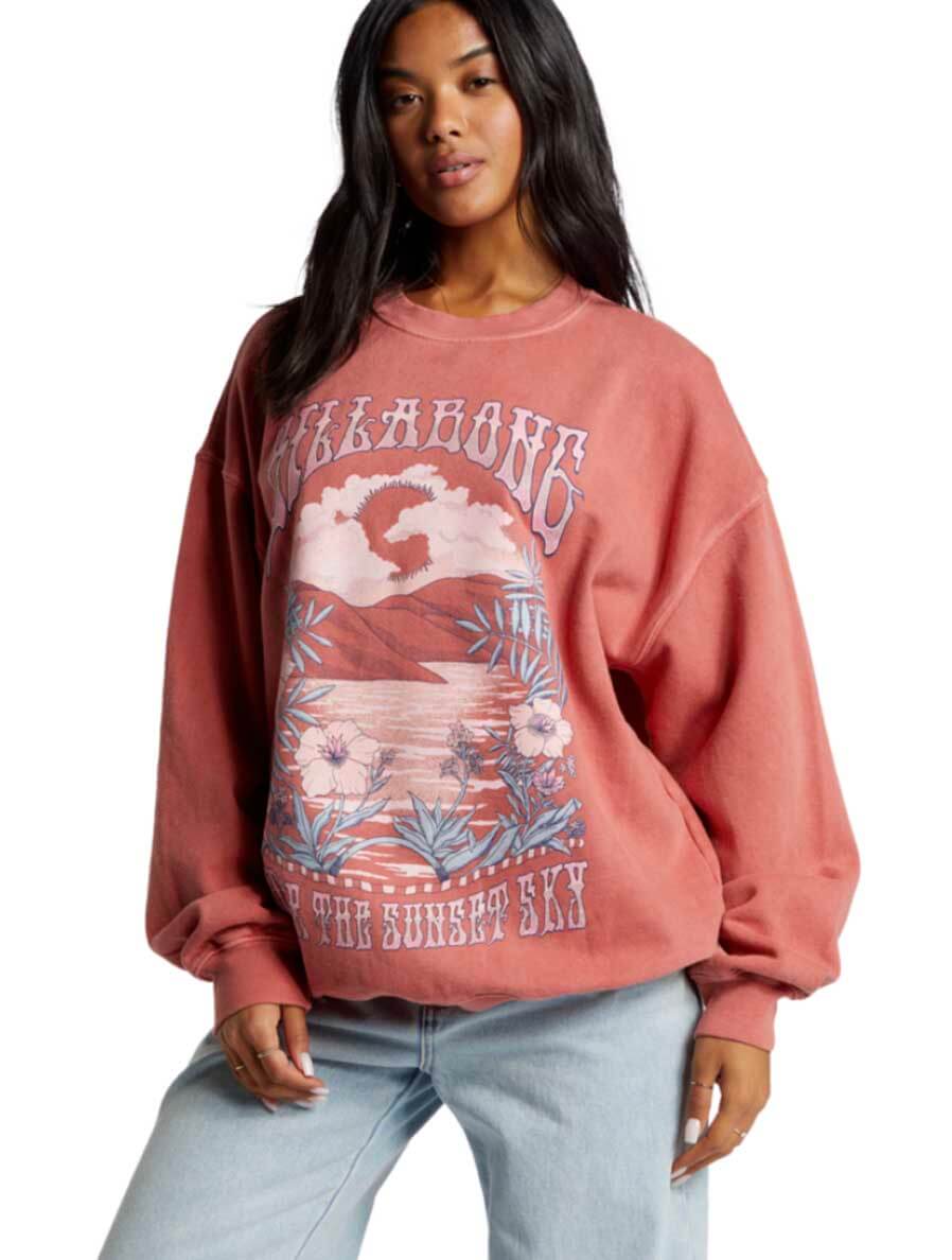 Billabong Ride In Crewneck Sweatshirt