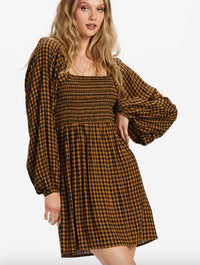 Billabong Paradise Days 2 Dress in Cosmic Khaki