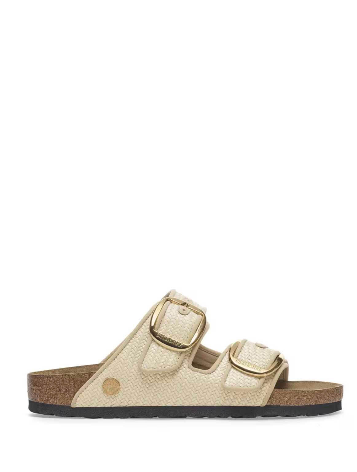 Birkenstock Arizona Big Buckle Raffia Sandal