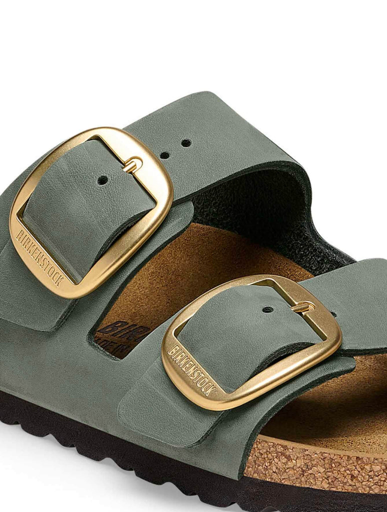 Birkenstock Arizona Big Buckle Sandal in Thyme Oiled Leather