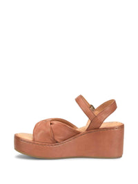Born Marchelle Wedge Sandal in Brown