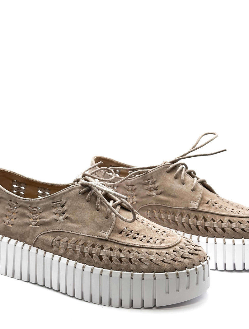 Silent D Brodies Sneaker in Taupe Suede