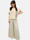 Striped Flowy Tier Pant