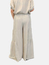 Striped Flowy Tier Pant