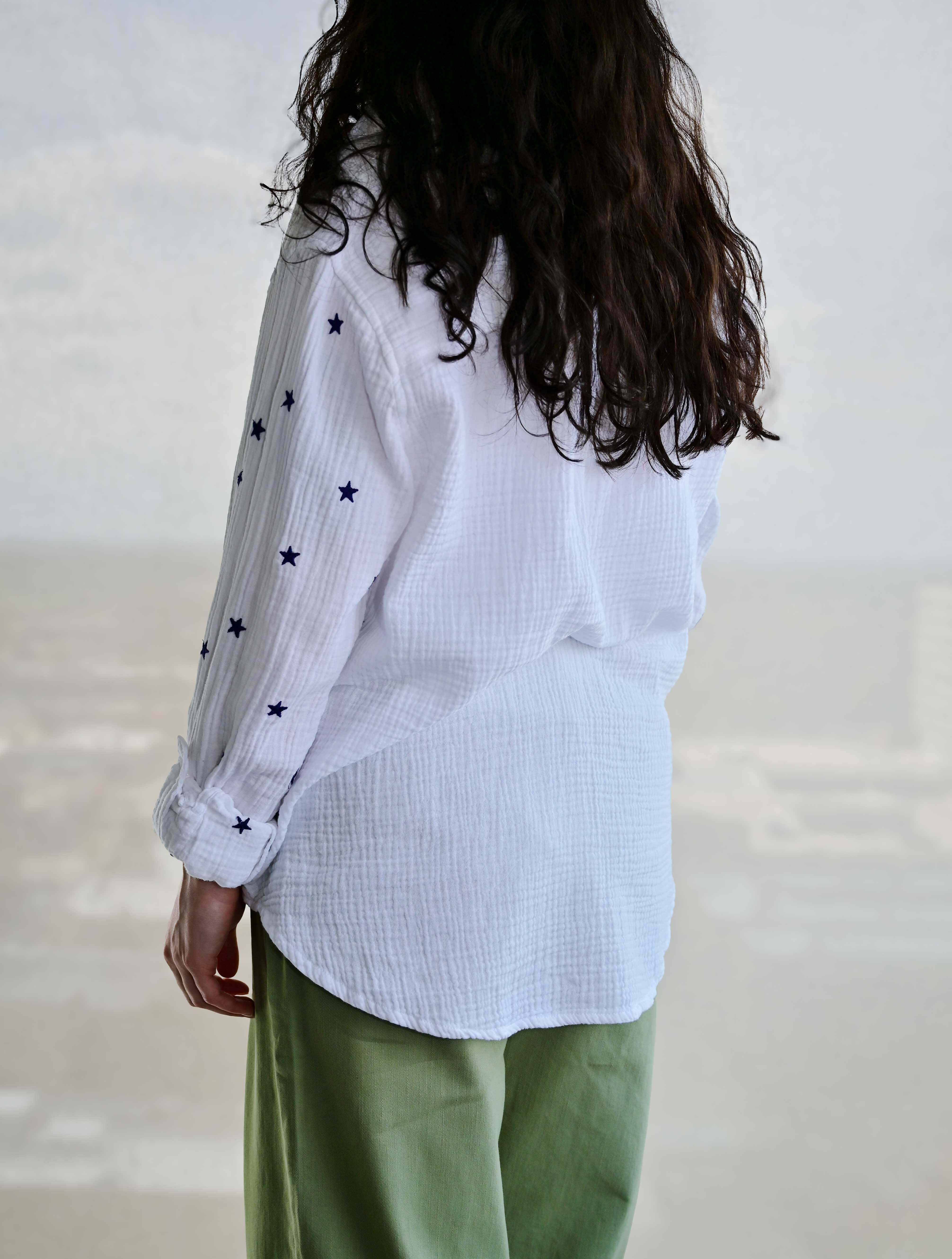 Button Up Blouse with Stars