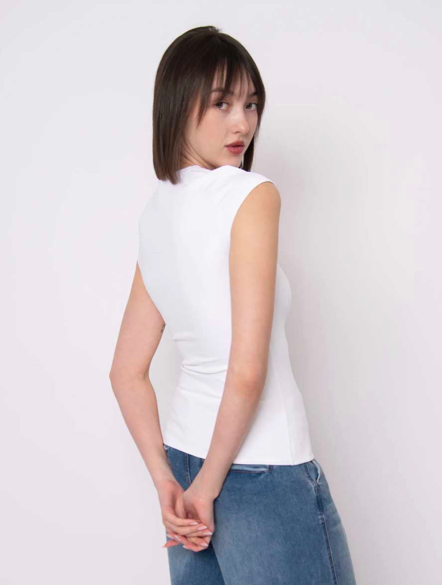 Tiara Signature Second Skin Cap Sleeve Top