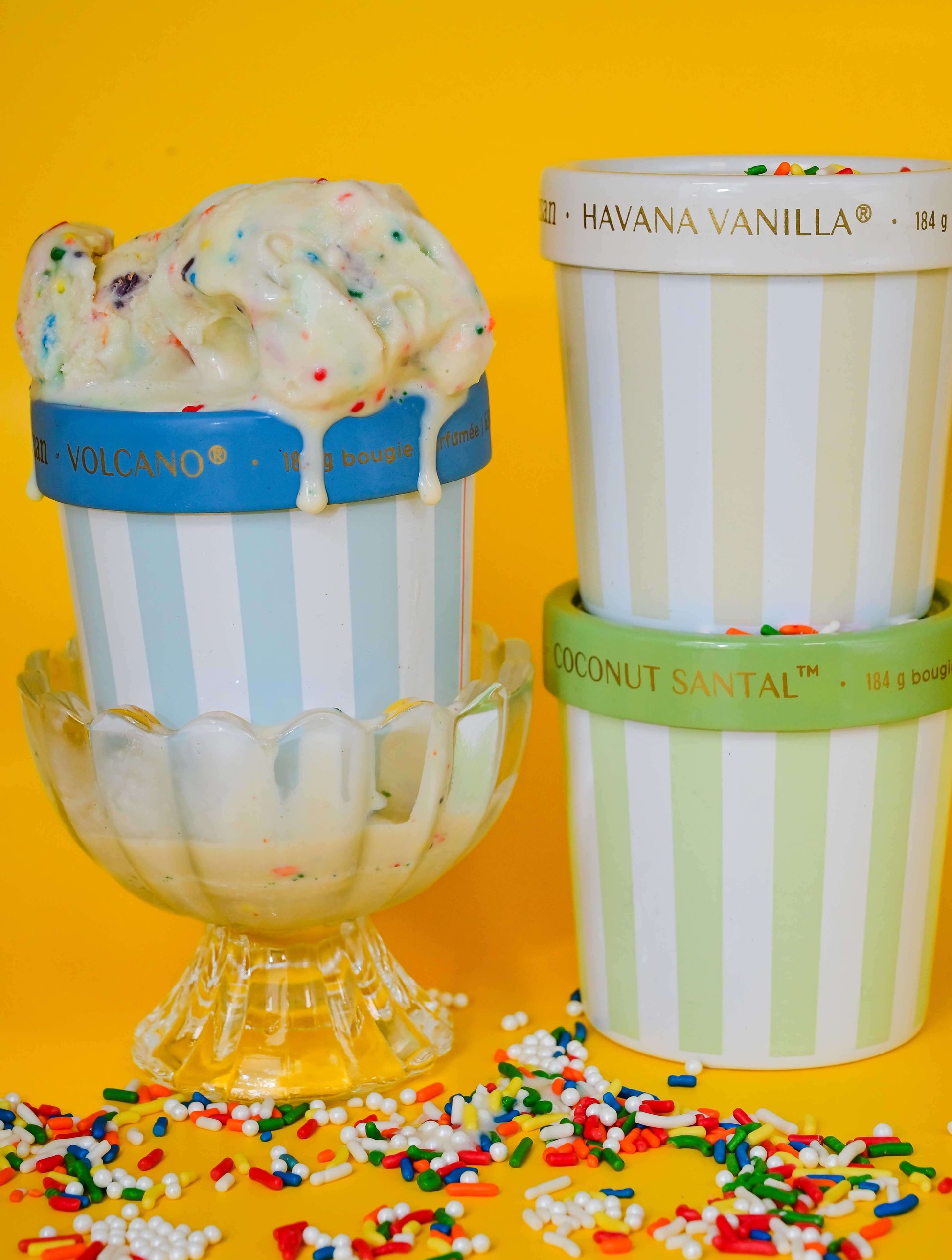 Capri Blue Artisan Caffe Capri 6.5 oz Gelato Cup Coconut Santal Candle