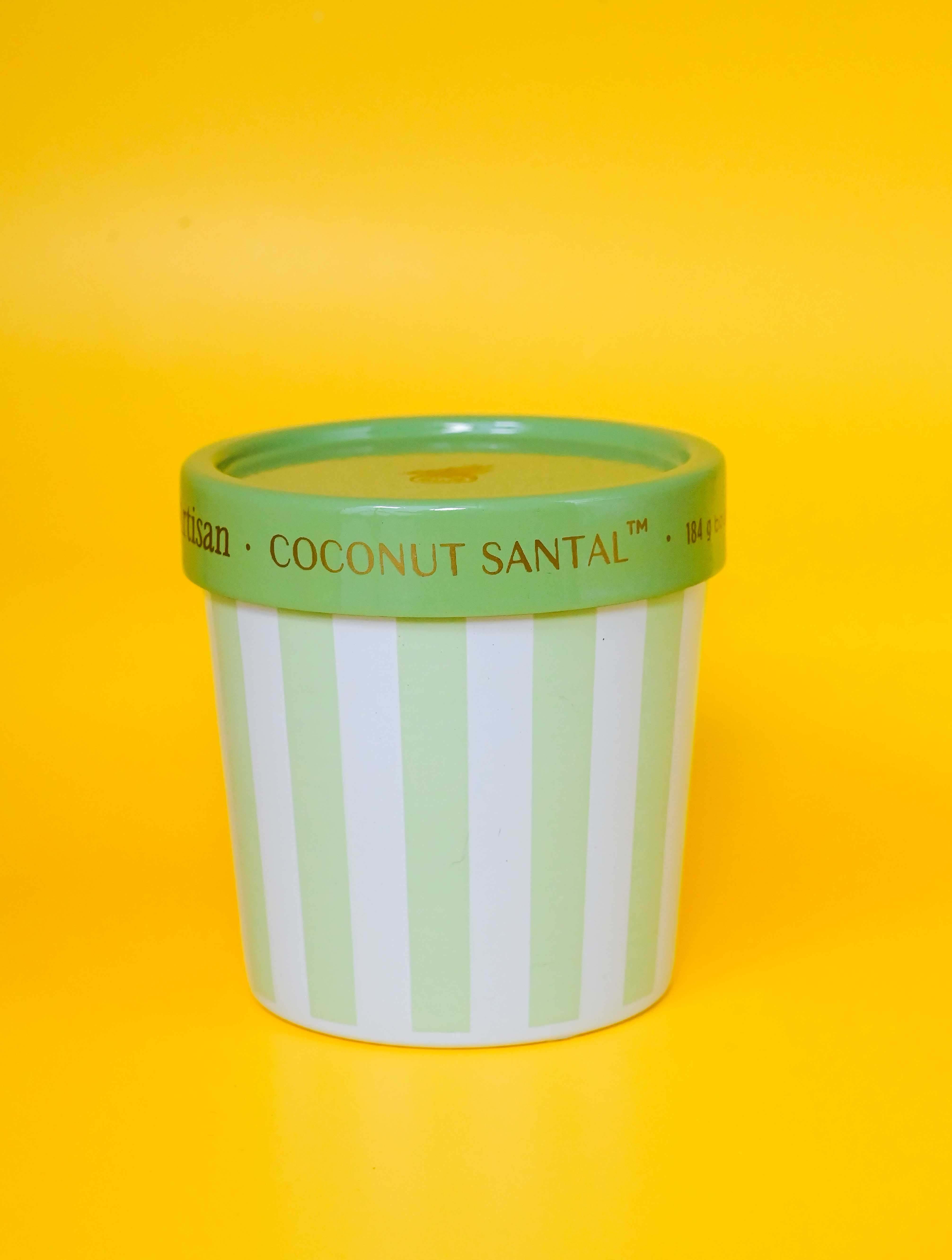 Capri Blue Artisan Caffe Capri 6.5 oz Gelato Cup Coconut Santal Candle