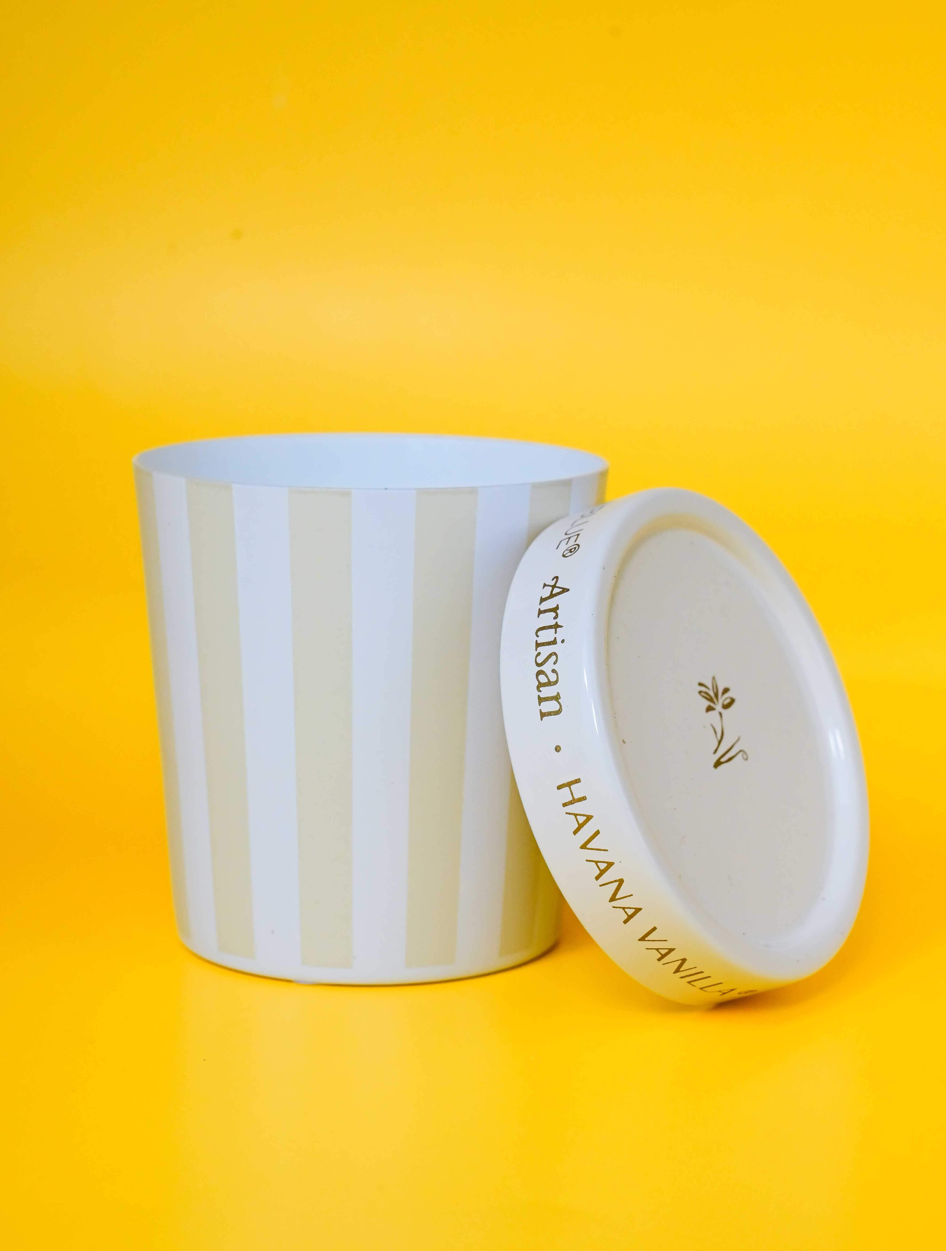 Capri Blue Artisan Caffe Capri 6.5 oz Gelato Cup Havana Vanilla Candle