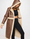 Long Convertible Zip Off Two-In-One Aviator Coat