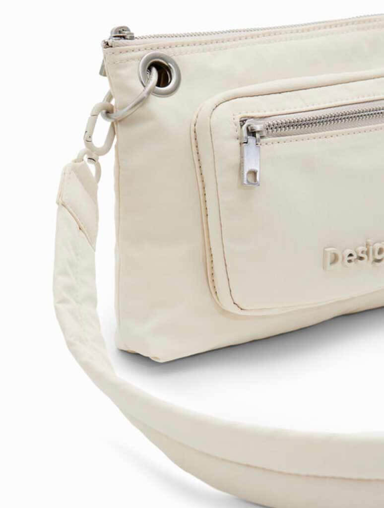 Desigual Multi-Position Backpack in Off-White