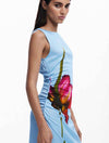 Desigual Orchid Asymmetrical Dress