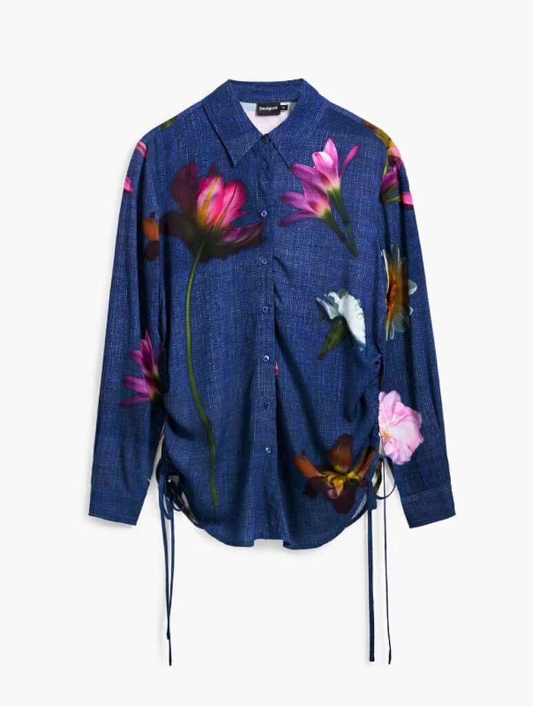 Desigual Floral Button Up Shirt