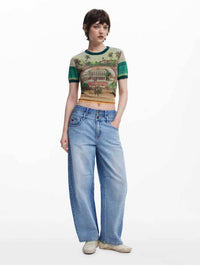 Desigual Landscape Knit T-Shirt