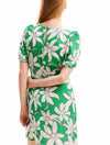 Desigual Nashville Dress in Tropical Green