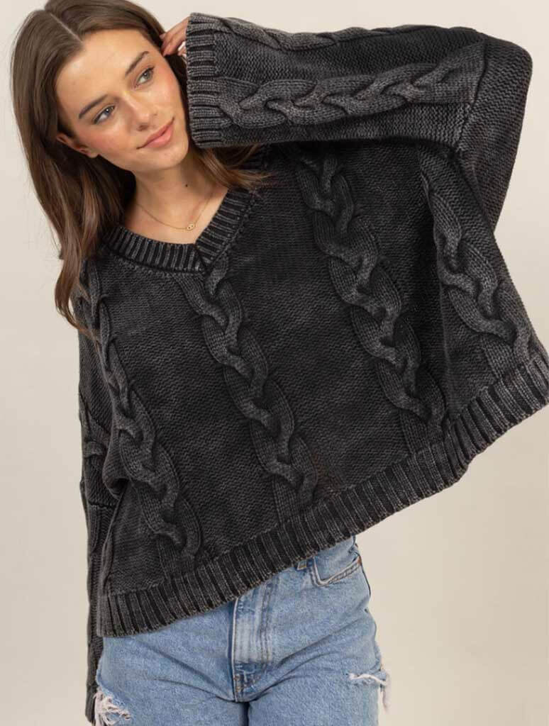 Cable Knit Oversized Sweater